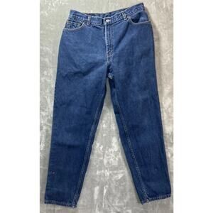 Vintage Levis 550 Jeans Womens 16 Relaxed Fit Tapered Leg Western Made In USA